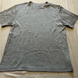 Reebok Mens Gray Short Sleeve Shirt Size Medium